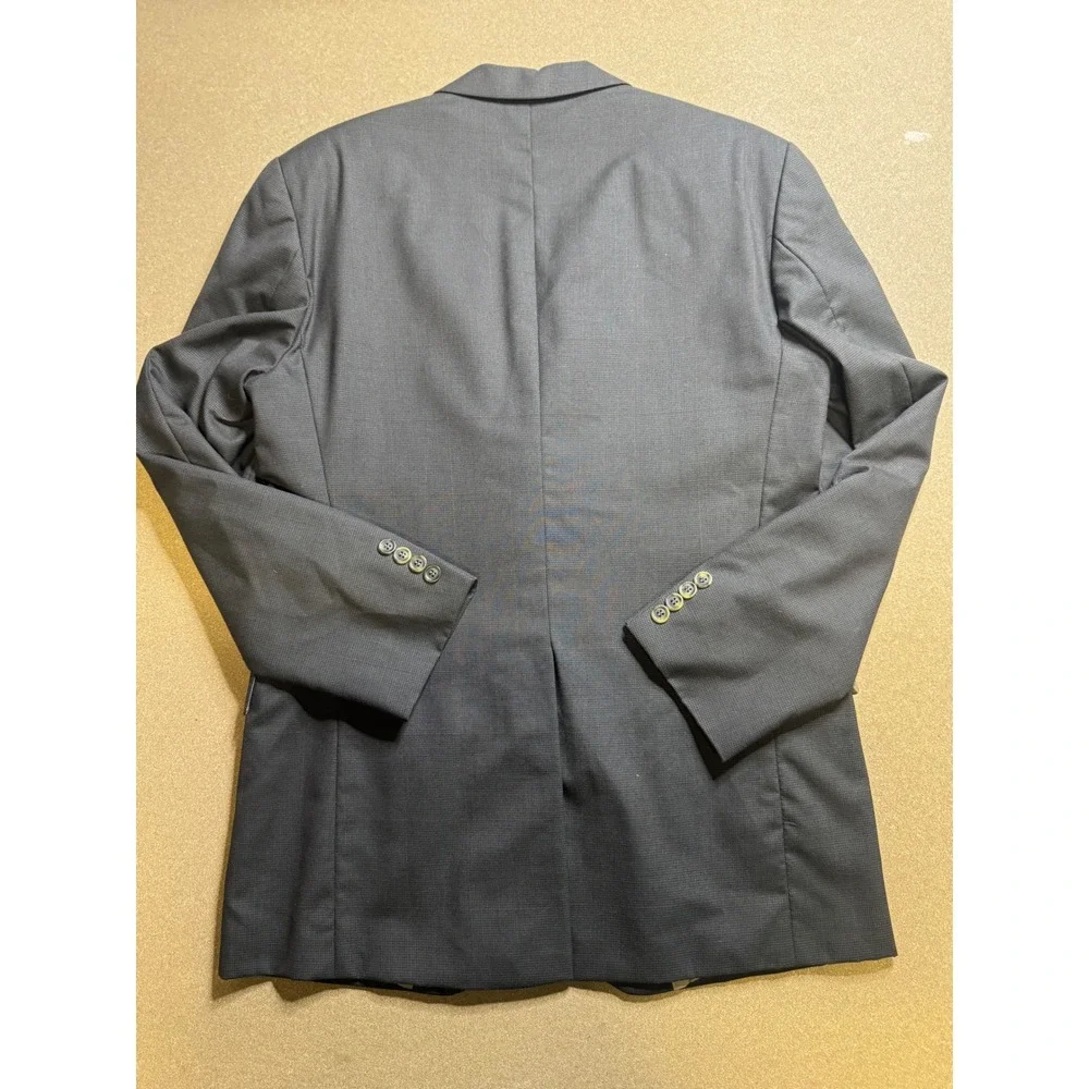 vtg Chaps Ralph‎ Lauren Men's Gray Wool Blazer Jacket Made in Canada $200